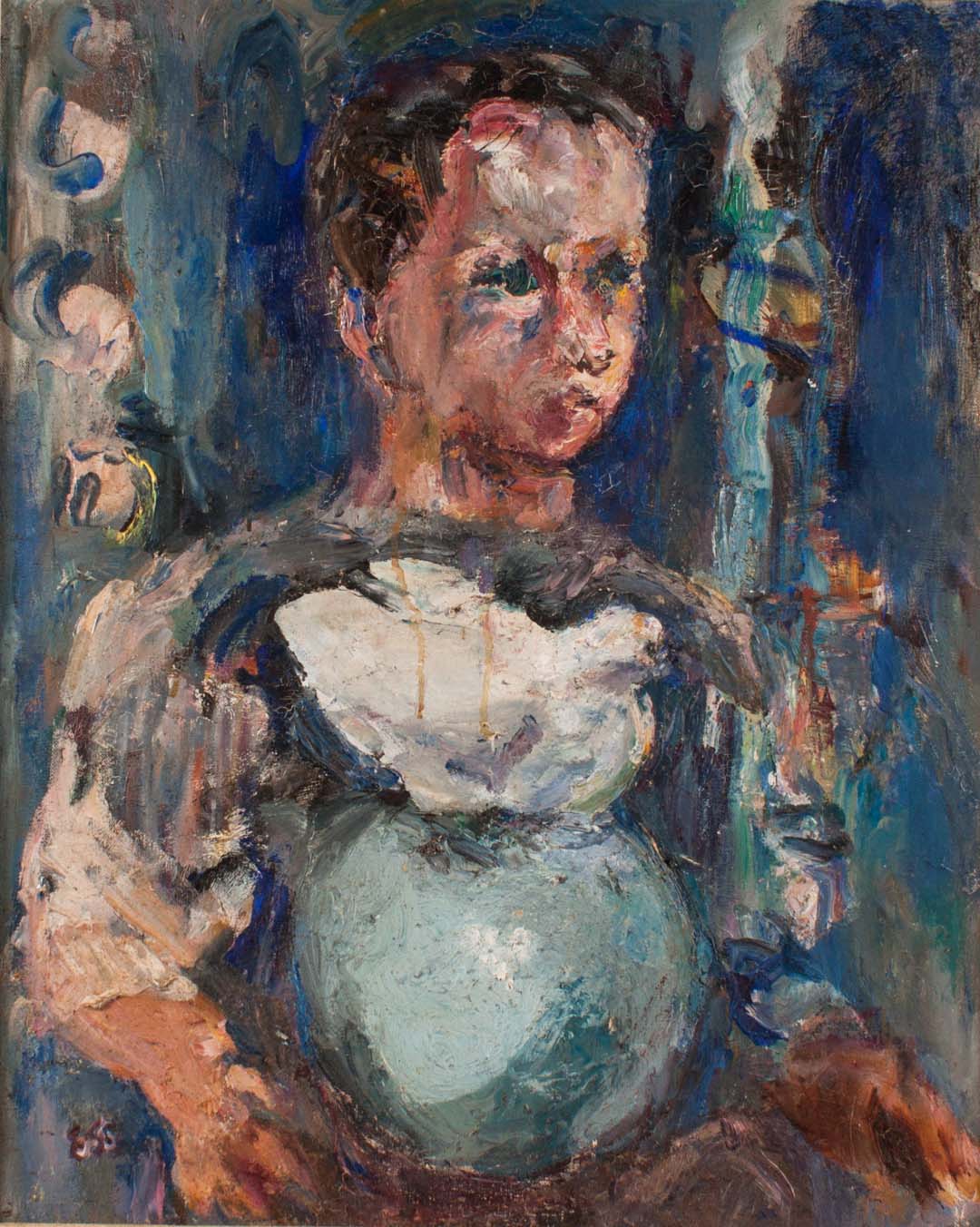 Appraisal: Elizabeth Sparhawk-Jones Portrait of a Girl oil American - Oil