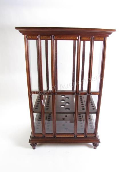 Appraisal: Victorian Cane Stand A beautiful American Victorian mahogany department store