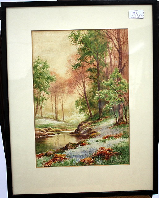 Appraisal: SIDNEY GARDNER EARLY TH CENTURY ENGLISH SCHOOL A RIVER LANDSCAPE