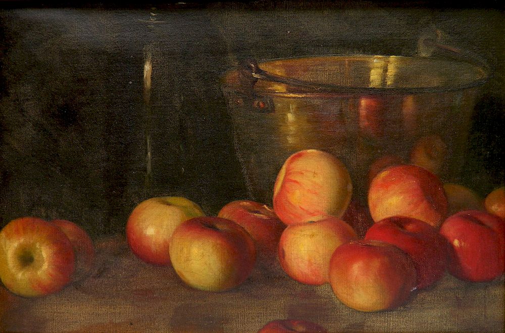 Appraisal: Adam Lehr oil Adam Lehr American - - Apples and