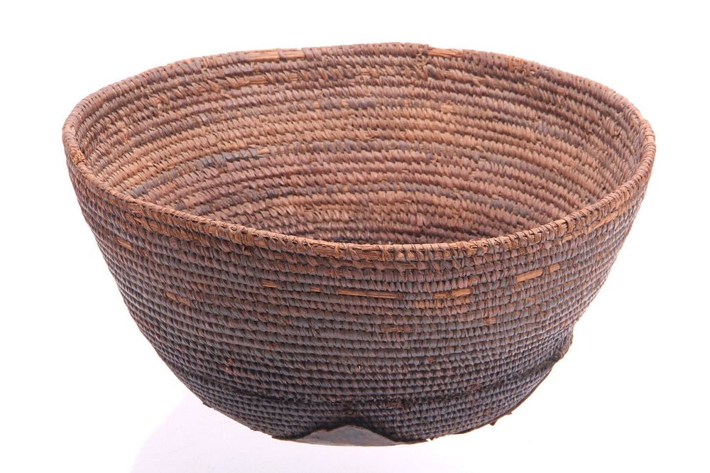 Appraisal: African Dogon Hand Woven Basket c Early 's For your