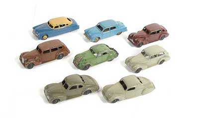 Appraisal: Dinky Toys a group of American unboxed Cars To include