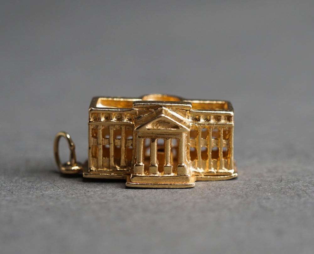 Appraisal: -Karat Yellow-Gold White House Charm dwt