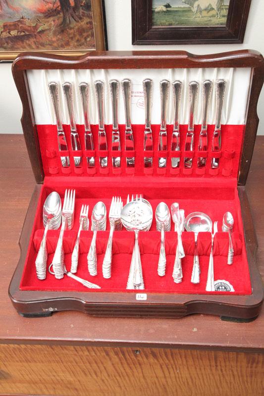 Appraisal: SET OF INTERNATIONAL HOLMES AND EDWARDS SILVER PLATE FLATWARE In