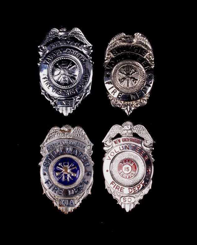 Appraisal: U S Fire Department Collection of Badges For your consideration