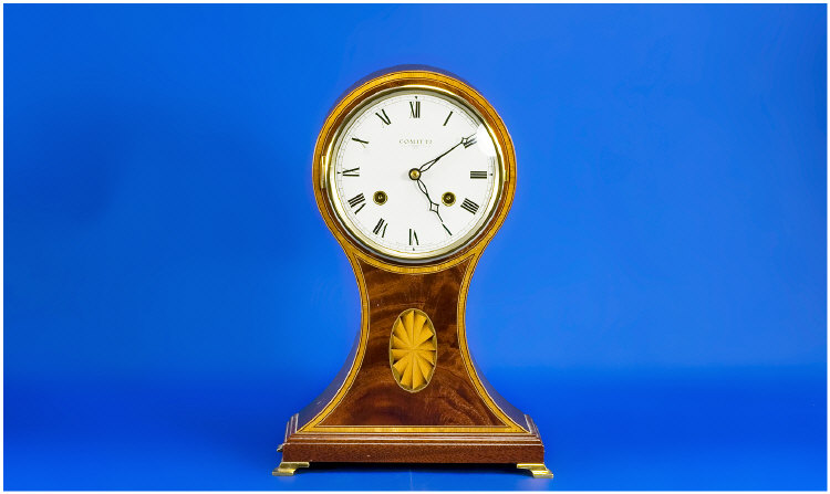 Appraisal: Comitti Day Striking Mantel Clock inches in height