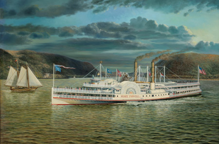 Appraisal: Georgina Nemethy American b The Paddle Steamer 'Mary Powell '