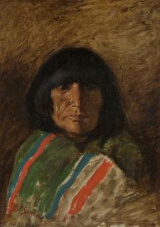 Appraisal: Frank Sauerwein ''Indian Portrait'' Taos Indian signed lower left F