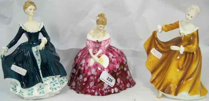 Appraisal: Royal Doulton Figures Janine HN Kirsty HN and Victoria HN