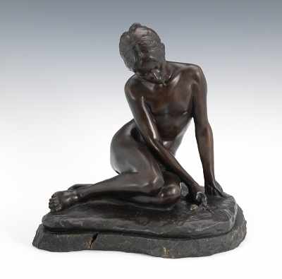 Appraisal: Paul Aichele German - Cast bronze with dark brown patina