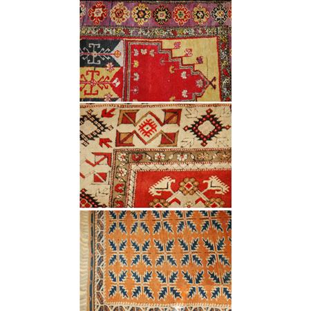 Appraisal: Group of Three Turkish Rugs Estimate nbsp nbsp nbsp -