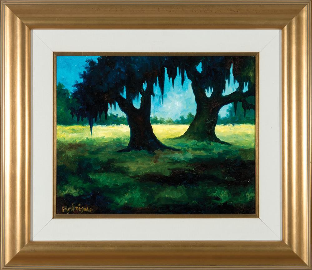 Appraisal: George Rodrigue American Louisiana - Acadian Landscape acrylic on canvas