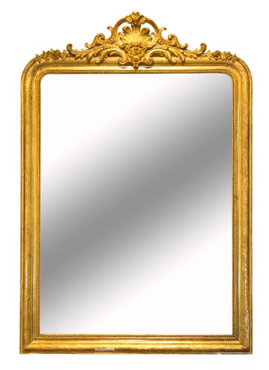 Appraisal: Sale Lot A Louis Philippe Giltwood Mirror mid- th century