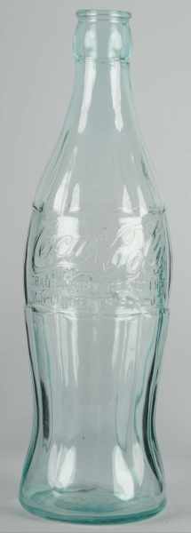 Appraisal: Glass Coca-Cola Display Bottle Description s to s Very clean