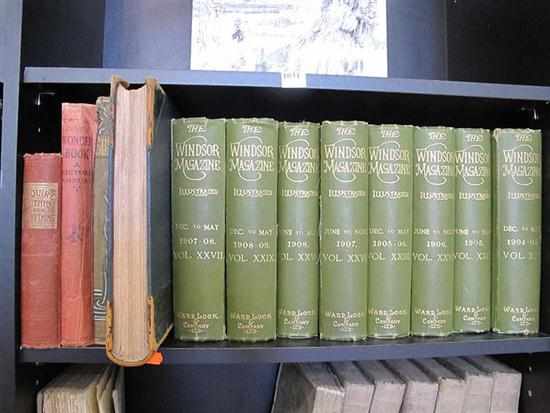 Appraisal: ONE SHELF OF ASSORTED ILLUSTRATED BOOKS INCLUDING THE WINDSOR MAGAZINE