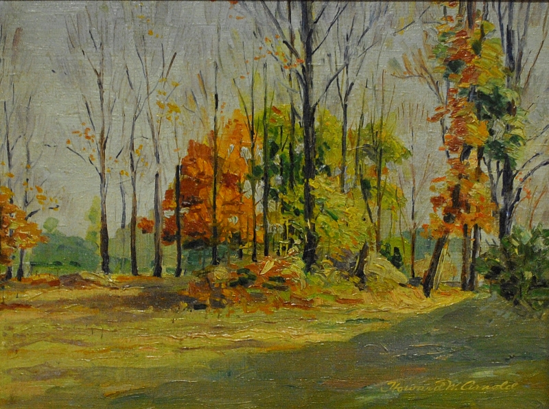 Appraisal: - Arnold Howard American b Impressionist oil on board painting