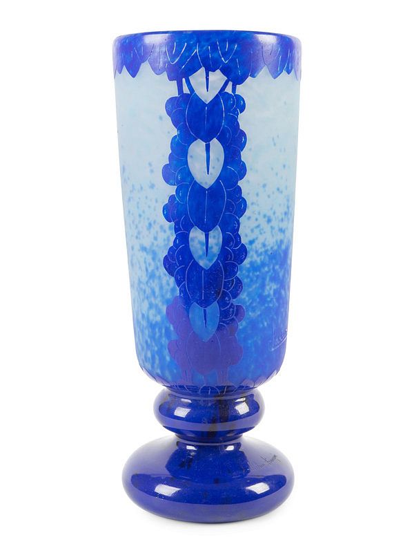 Appraisal: A Charles Schneider La Verre Francais Cameo Glass Vase Height