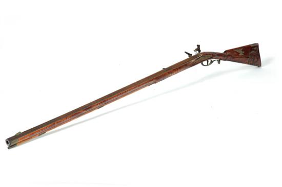 Appraisal: FLINTLOCK RIFLE Marked ''D Mach'' on the barrel and dated