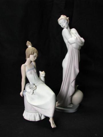 Appraisal: Two Lladro figures including ''Bedtime'' issue year retire year Francisco