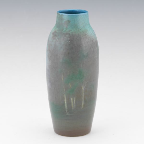 Appraisal: ROOKWOOD POTTERY VELLUM VASE BY ELIZABETH LEE MCDERMOTT x Elizabeth