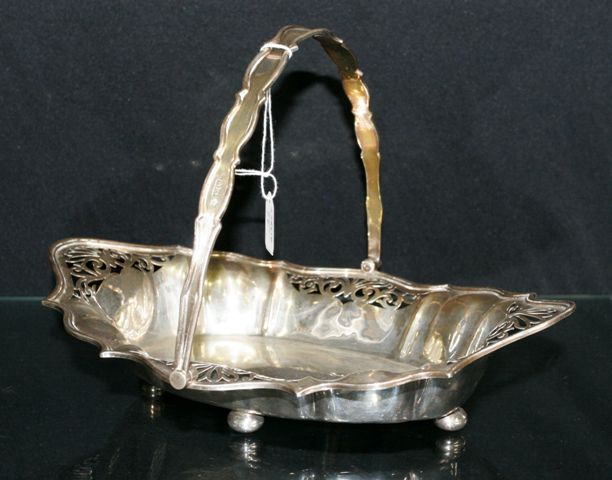 Appraisal: A sterling silver bon bon basket by William Hutton Sons