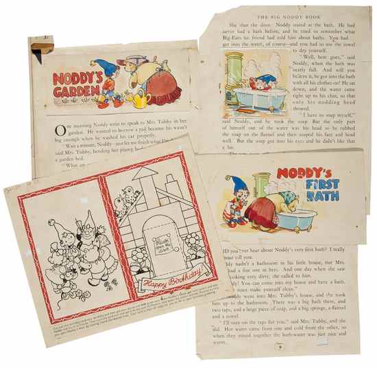 Appraisal: Blyton Enid The Big Noddy Book collection of original mostly