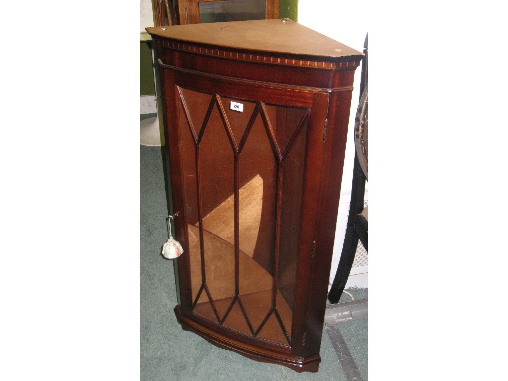 Appraisal: Reproduction corner cabinet