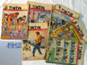 Appraisal: A quantity of TINTIN comics issues - inclusive