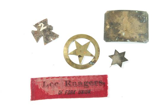 Appraisal: GROUP OF CIVIL WAR-ERA ADORNMENTS Includes a dug th Corp