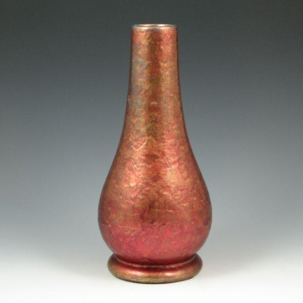 Appraisal: Weller Bronzeware or Bronze Ware vase with exceptional glaze and