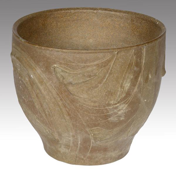 Appraisal: ARCHITECTURAL POTTERY Large stoneware planter x