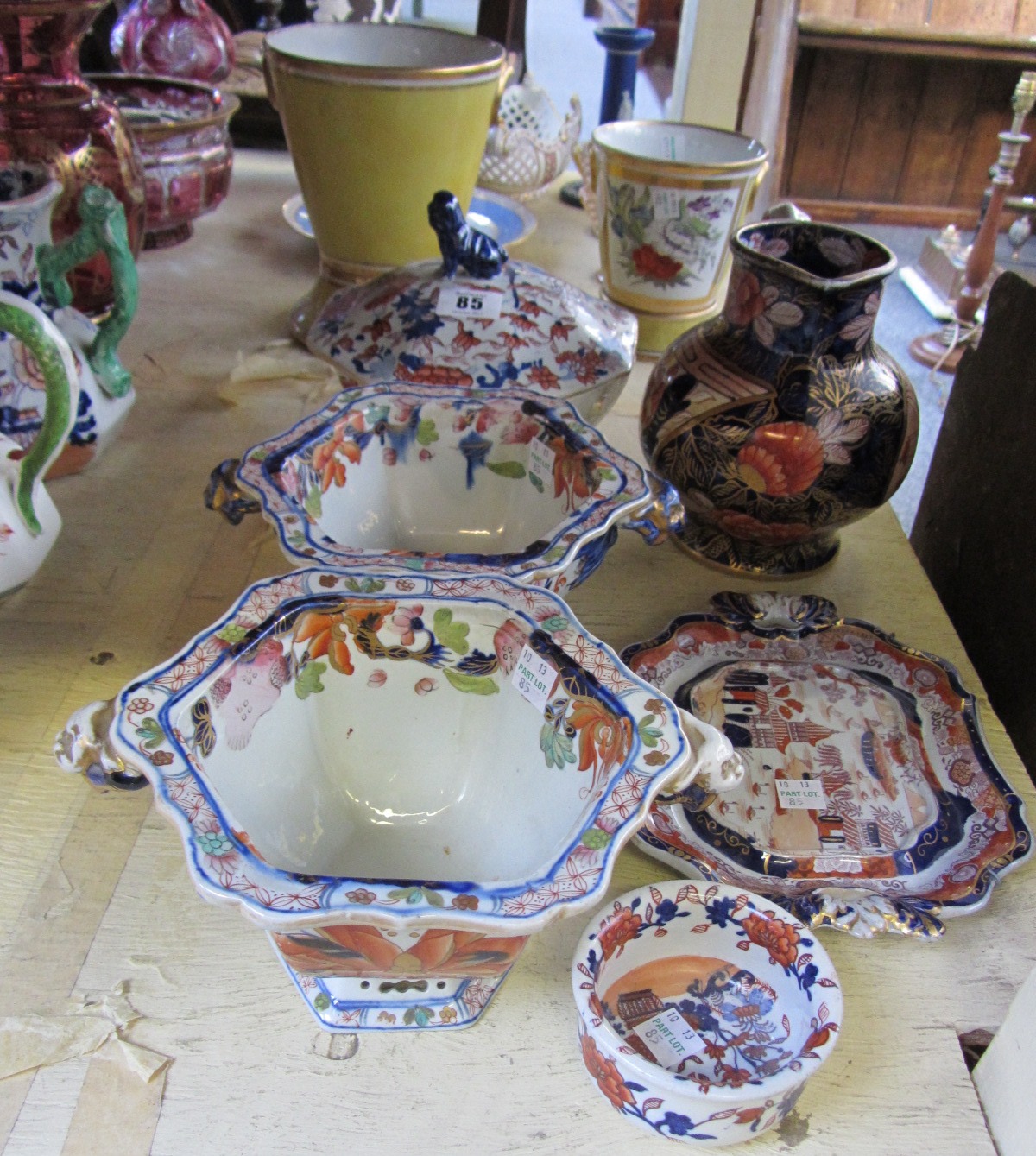 Appraisal: A group of Masons Ironstone wares th century various patterns