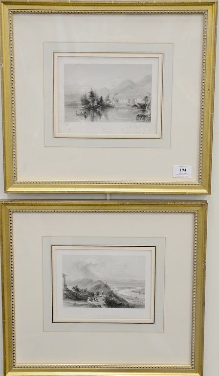 Appraisal: After William H Bartlett set of twelve steel engravings from