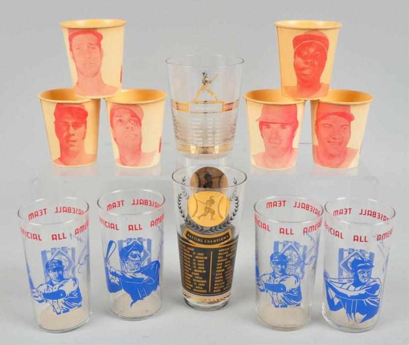 Appraisal: Lot of Glasses Paper Cups Description Includes four Centennial glasses