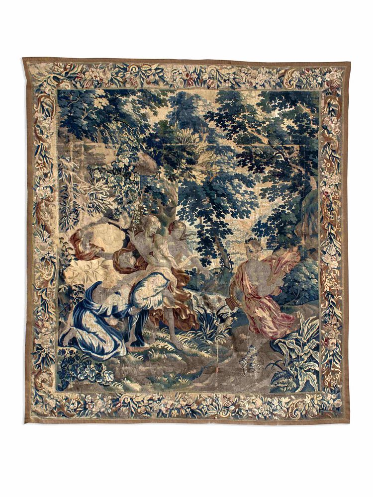 Appraisal: A Beauvais Silk and Wool Tapestry Depicting The Story of