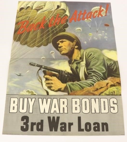 Appraisal: WW II poster U S Government Printing Office 'Buy War