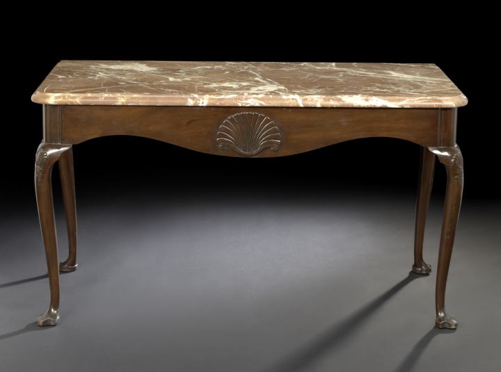 Appraisal: Queen Anne-Style Mahogany Pier Table early th century in the