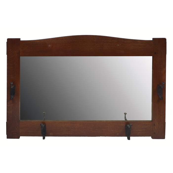 Appraisal: L JG Stickley hall mirror