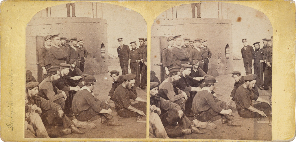 Appraisal: STEREOS Group of exceptional Civil War stereos including forts battle