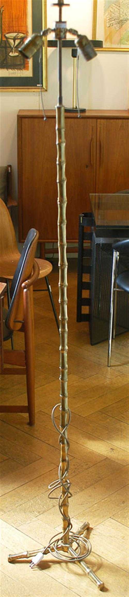 Appraisal: BAGU S FLOOR LAMP circa Gilt bronze H cm No