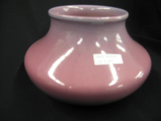 Appraisal: North Dakota School of Mines Arts Crafts Pottery Vase burgundy