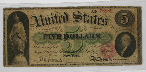 Appraisal: American Bank Note NY Red Seal Strong Signature G-VG