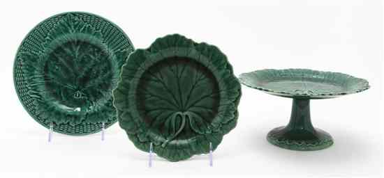 Appraisal: A Set of Twelve Wedgwood Majolica Leaf Form Dishes together