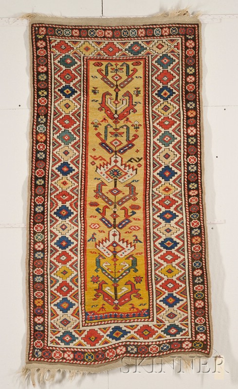 Appraisal: Moghan Rug Southeast Caucasus last quarter th century small crease