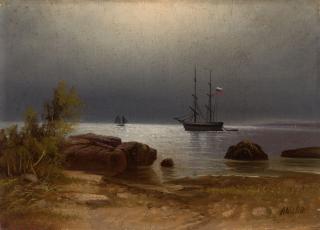 Appraisal: LEV FELIKSOVICH LAGORIO RUSSIAN - Calm oil on canvas x