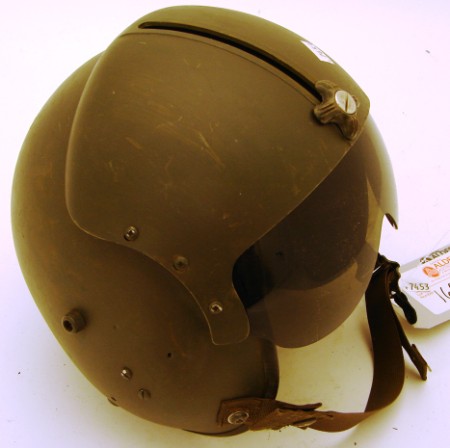 Appraisal: US hard shell helmet commonly used by US helicopter pilots