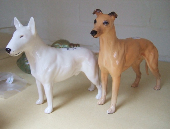 Appraisal: A Beswick figure of an English bull terrier and another