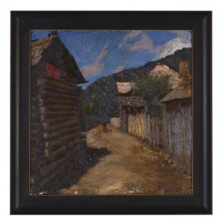 Appraisal: Konstantin Korovin painting Konstantin Korovin Russian - Village scene oil