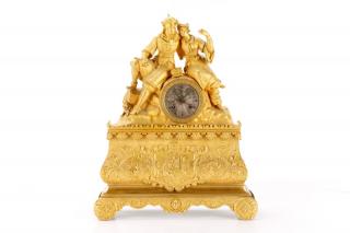 Appraisal: Japy Freres Gilt Metal Turquerie Mantle Clock Japy Fr res