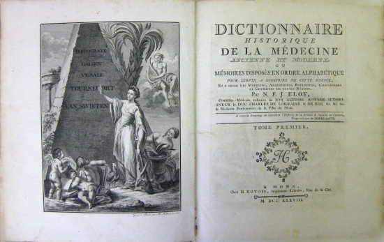 Appraisal: LOY NICOLAS-FRAN OIS-JOSEPH Dictionnaire Historique de la M decine Ancienne